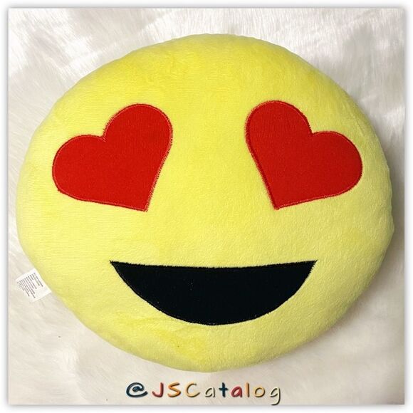 HEART EYE PLUSH 12" Inch/30cm Large Pillows - Picture 3 of 3
